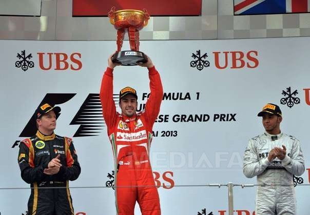 Fernando Alonso logró adjudicarse el Gran Premio de China en la Fórmula 1.