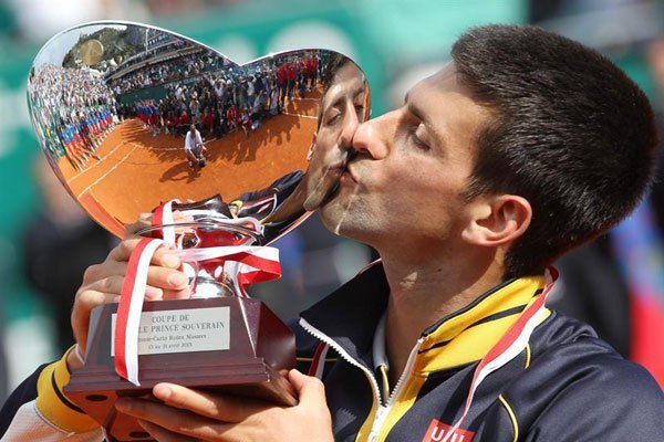 Djokovic campeonó en Montecarlo, acabando con la supremacía de Nadal, el cual había logrado los últimos ocho torneos en este Masters 1000.