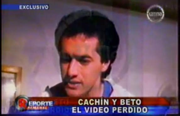 Cachín y Beto Ortiz en cortometraje inédito, hace 29 años (Video)