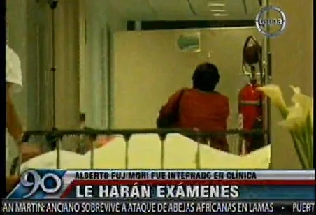 Internaron a Alberto Fujimori en clínica local por problemas digestivos