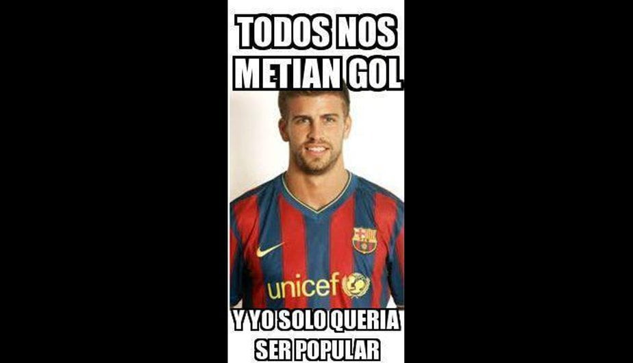 Los 'memes' tras el Autogol de Gerard Pique y la derrota del Barcelona