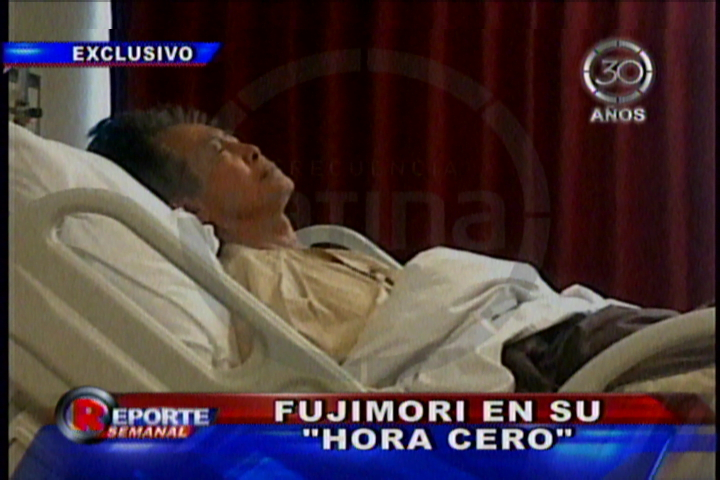 Fujimori extremadamente delgado y postrado según nuevo video