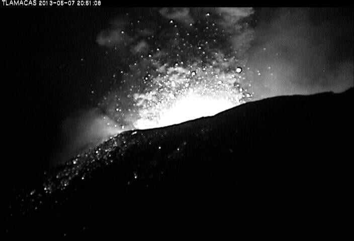 Alerta en México: Volcán Popocatépetl registra explosiones y arroja lava