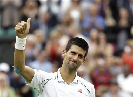 Djokovic aseguró su pase a la siguiente ronda de Wimbledon.