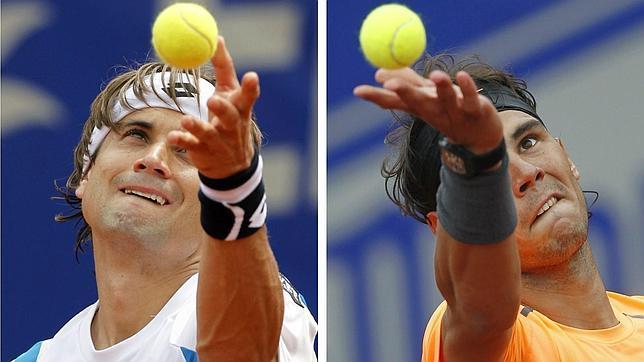 Cuarta final española en la historia del Roland Garros. David Ferrer vs Rafael Nadal