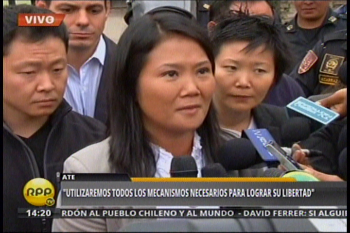 Keiko: "Fujimori saldrá libre y no a la tumba como quieren Ollanta y Nadine"