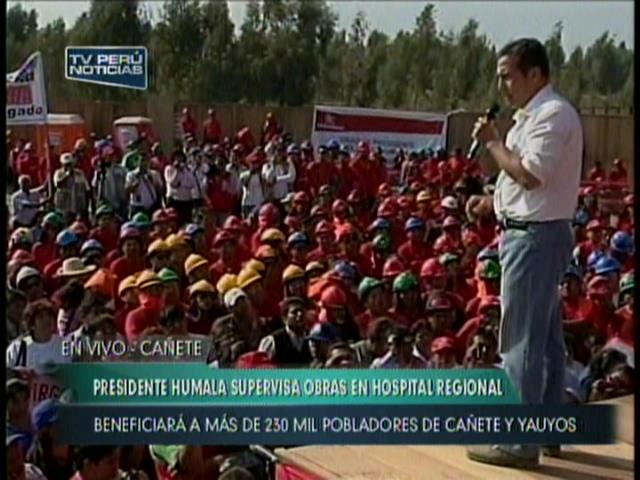 (Video) Humala cuadra a obreros pelucones y les dice: "Parecen mujer"