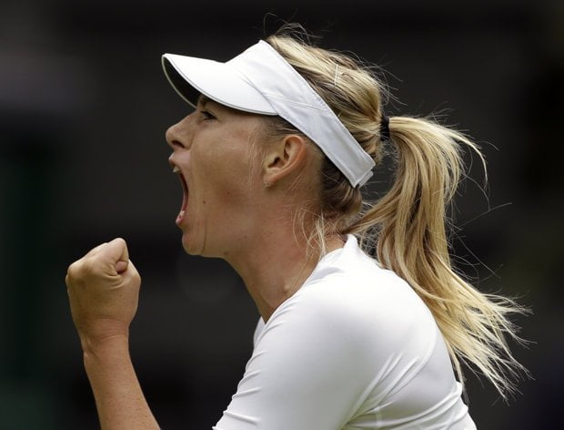 Sharapova tuvo un debut auspicioso en el Grand Slam británico.