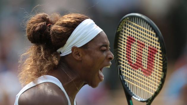 Serena Williams apabulló a su rival de turno en Wimbledon.