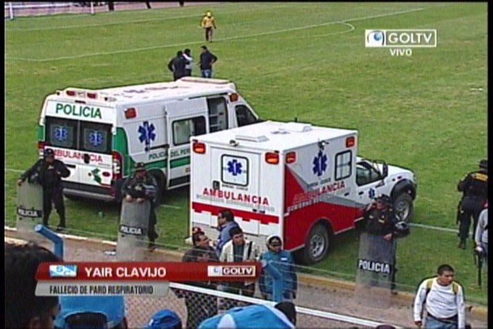 (Gol TV) Fallece jugador de Cristal Yair Clavijo de paro cardiorespiratorio