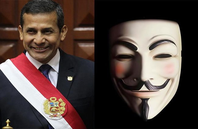 Anonymous Perú desafía proyecto de ley contra hackers