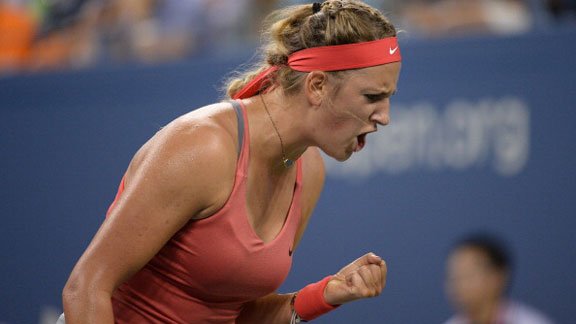 Azarenka se mostró sólida en ataque y defensa en su debut.