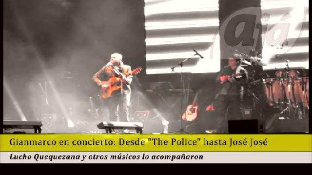 Gian Marco en concierto: Desde "The Police" hasta José José