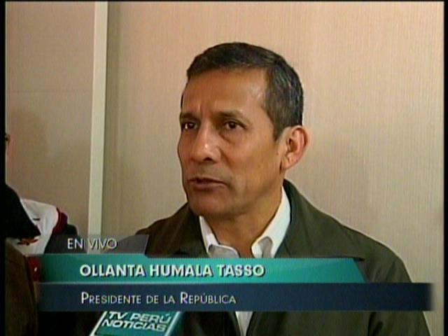 (Video) Humala jaló las orejas al fútbol y pide seguir a "matadorcitas"