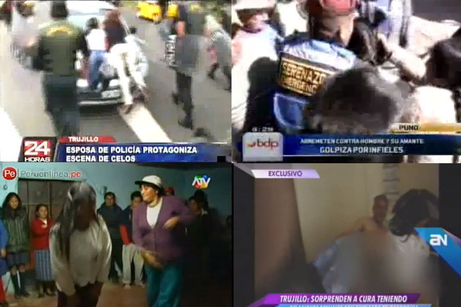 Infieles: Los 'ampays' peruanos más difundidos en la TV (Video)