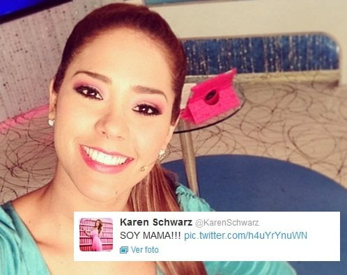 Karen Schwarz anuncia en redes sociales: "SOY MAMA!!!"