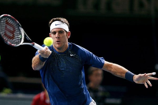 Juan Martín Del Potro consiguió ganar en su debut del último Masters 1000 del año.