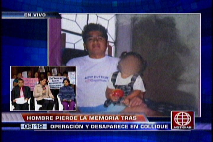 Hombre desaparece tras perder la memoria por mala intervención quirúrgica