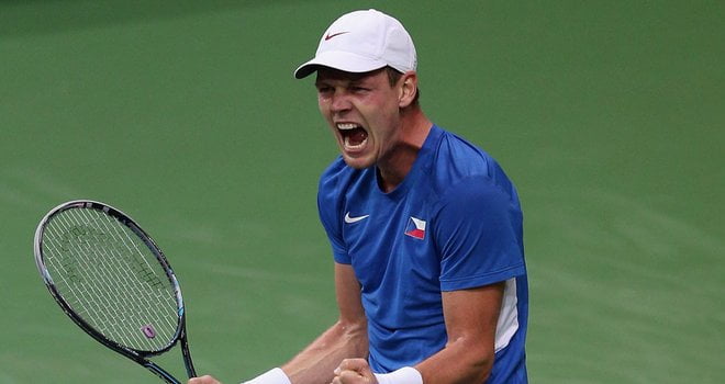 Berdych logró empatar la final de Copa Davis tras derrotar sin problemas a Lajovic.