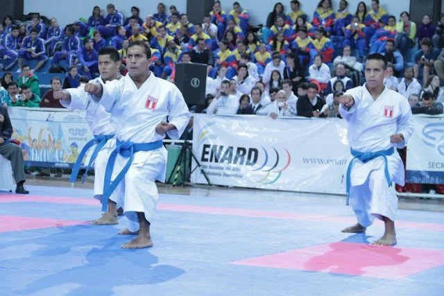 El karate peruano por equipos se consagró en los Bolivarianos.