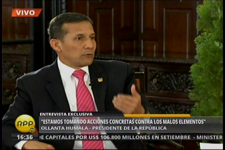 Ollanta Humala: "No conozco a López Meneses y no me asesoró en campaña"