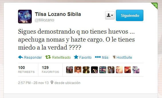 ¿Tilsa al 'Loco' Vargas?: "Sigues demostrando que no tienen huevos"