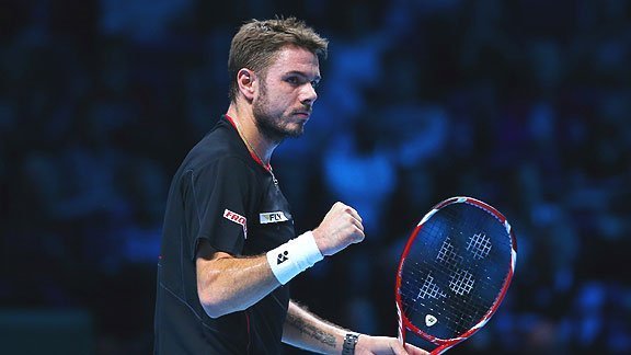 Wawrinka debutó oficialmente en las Finales ATP con triunfo.