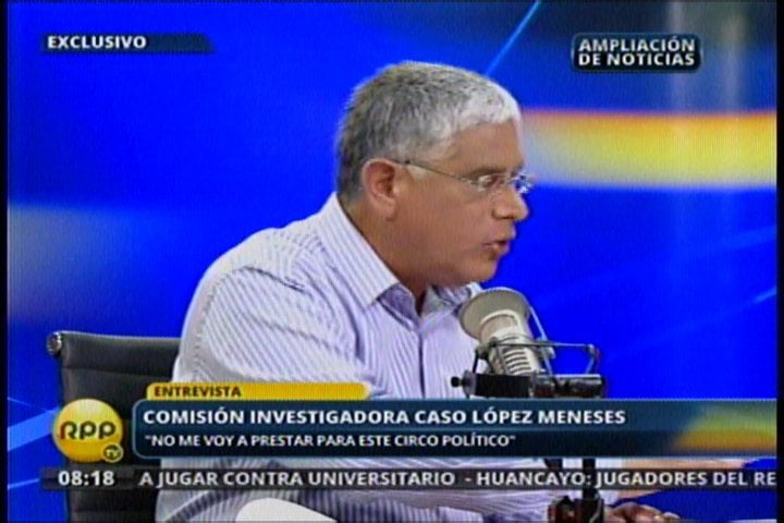 Óscar López Meneses ignoraría al Congreso: "No me prestaré a un circo político"