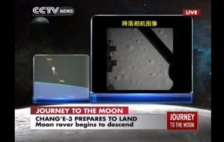 [VIDEO] China llegó a la Luna con nave Chang E3 y prepara recorrido con robot