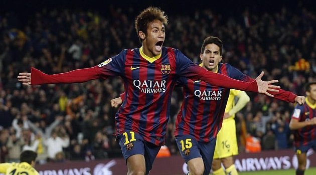 Neymar  anotó su primer doblete con el Barcelona en la Liga y cerró una sensacional semanal ya que por la Champions (ante Celtic de Ecocia el último miércoles) marcó un hat-trick.