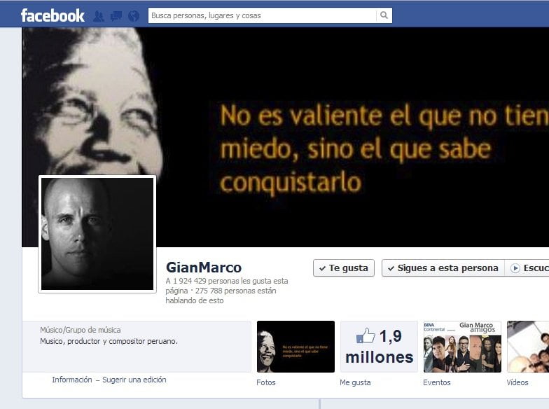 Gian Marco volvió a Twitter y Facebook tras polémico incidente