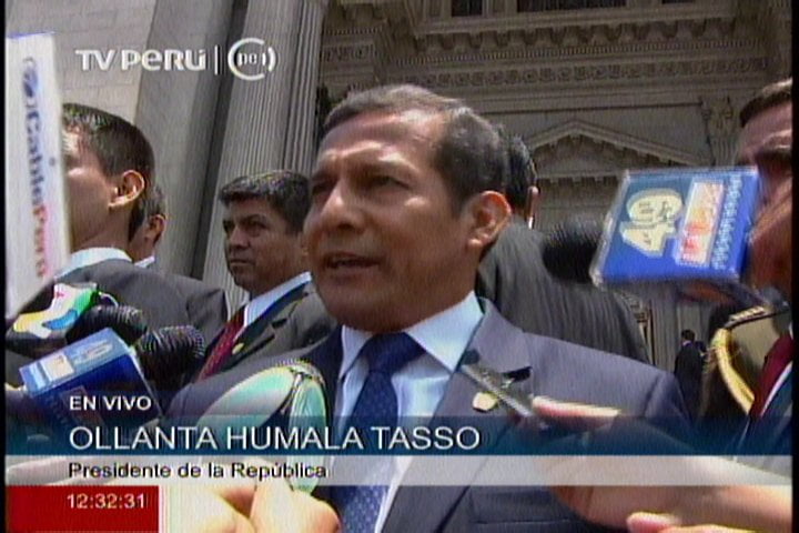 Ollanta Humala: "Nadine cumple los encargos que le doy como presidente"