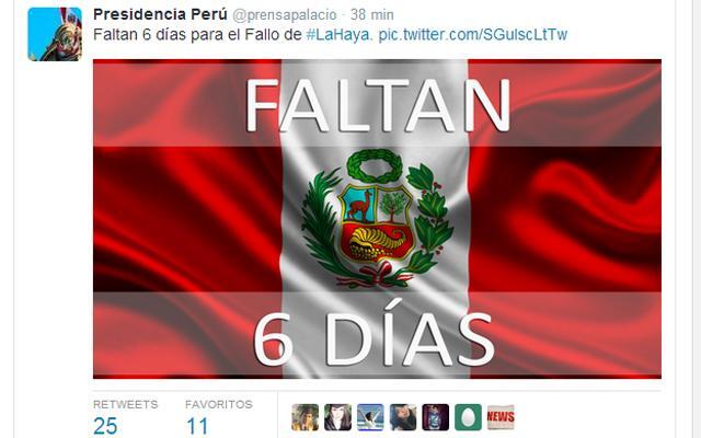 La Haya: Palacio de Gobierno 'embanderó' su Twitter y luego retiró imagen