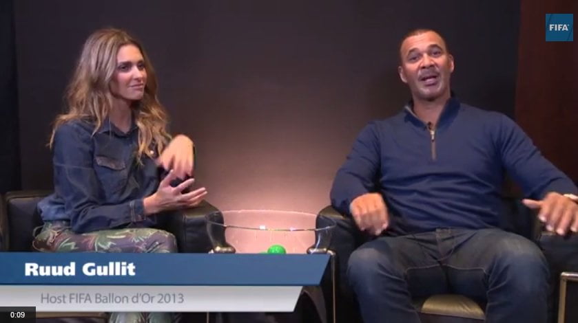 [VIDEO] Balón de Oro: Gullit le dice a Fernanda Lima que su favorito es Ronaldo