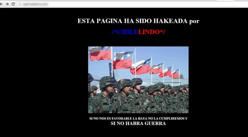 Chilenos hackean web de diario Caplina de Tacna