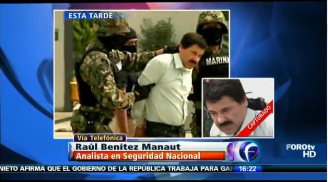 [VIDEO Foro TV] El 'Chapo' Guzmán fue presentado públicamente en México