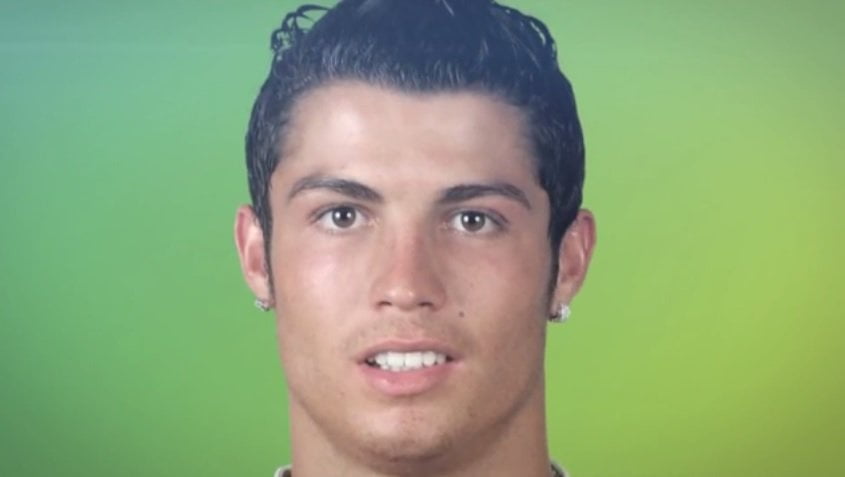 FOTO Banco Espírito Santo / [VIDEO] El rostro de Cristiano Ronaldo en impresionante cambio durante 10 años