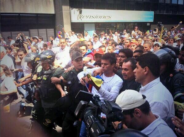 Foto El Universal / [VIDEO] Así se entregó Leopoldo López el más duro opositor del chavismo