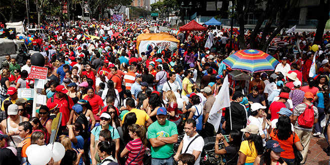 FOTO Globovisión / [EN VIVO] Venezolanos marchan nuevamente contra represión del chavismo
