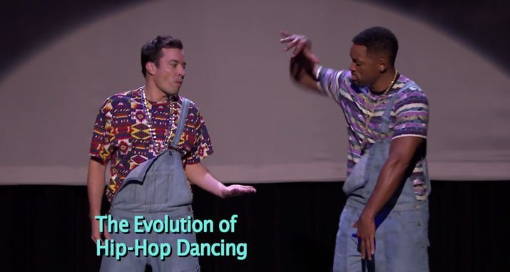 [VIDEO] Will Smith y Jimmy Fallon cuentan la historia del 'Hip Hop' bailando