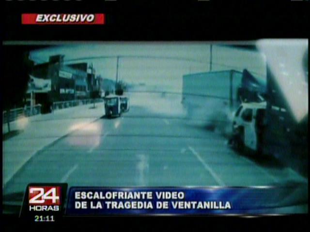 [VIDEO 24 Horas] Cámara grabó accidente en Ventanilla que mató a ocho personas