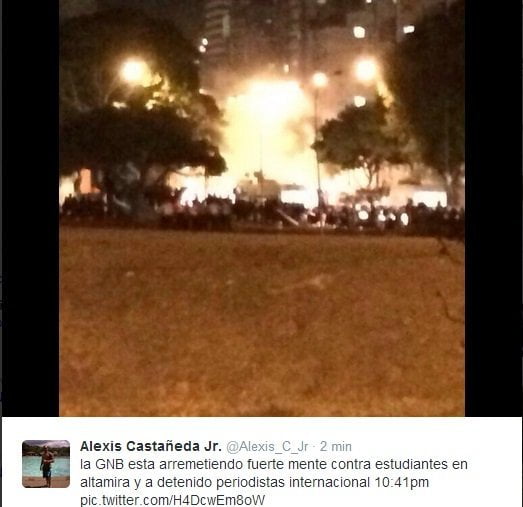 Guardia chavista reprime y detiene a periodistas extranjeros en Venezuela