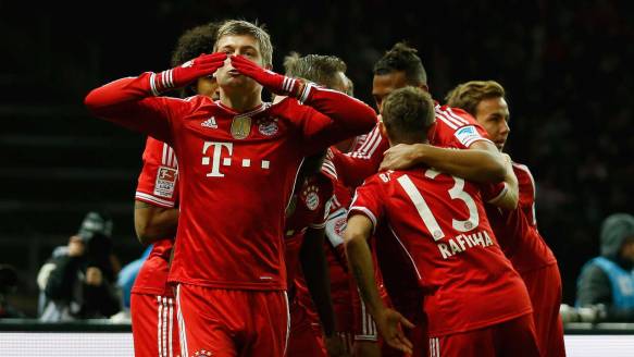 DE PUNTA A PUNTA. Bayern Munich logró la Bundesliga 2013-14 de manera extraordinaria.