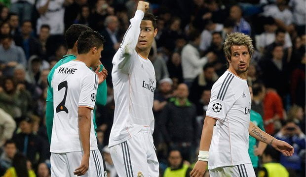 Cristiano Ronaldo fue la figura del partido ante Schalke tras anotar dos goles.