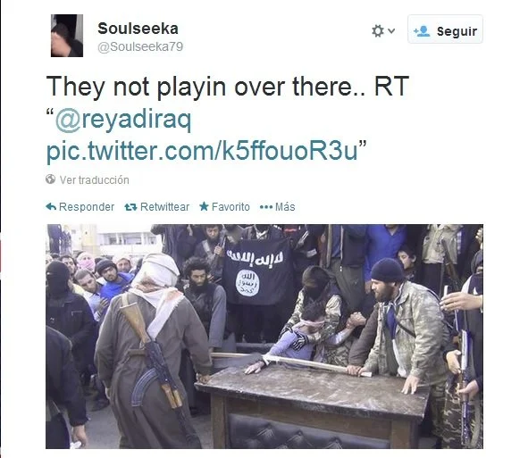 Terrible: Radicales islámicos le cortan la mano y difunden foto en Twitter