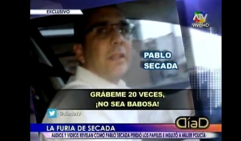 [VIDEO Día D] Pablo Secada quiere ser alcalde pero insultó a mujer policía