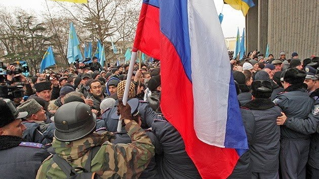 Foto RT / Ucrania y Rusia se movilizan y hay riesgo de guerra en península de Crimea