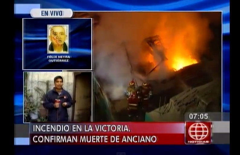 [VIDEO América Noticias] Anciano murió tras incendiarse su vivienda en La Victoria