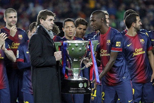 Bajo la conducción técnica de Tito Vilanova, el FC Barcelona realizó su mejor campaña en la historia de la Liga española  al lograr el campeonato con 100 puntos en la temporada 2012-2013.