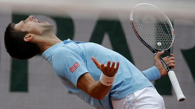 El serbio Novak Djokovic celebró un nuevo triunfo que le permite soñar con la obtención de su primer Grand Slam.